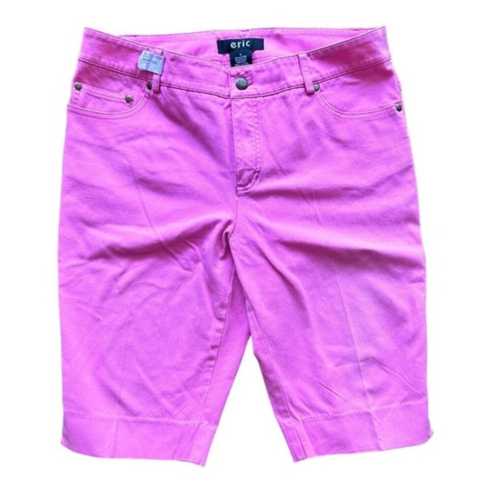 Bubble Gum Pink Bermuda Shorts - size 10